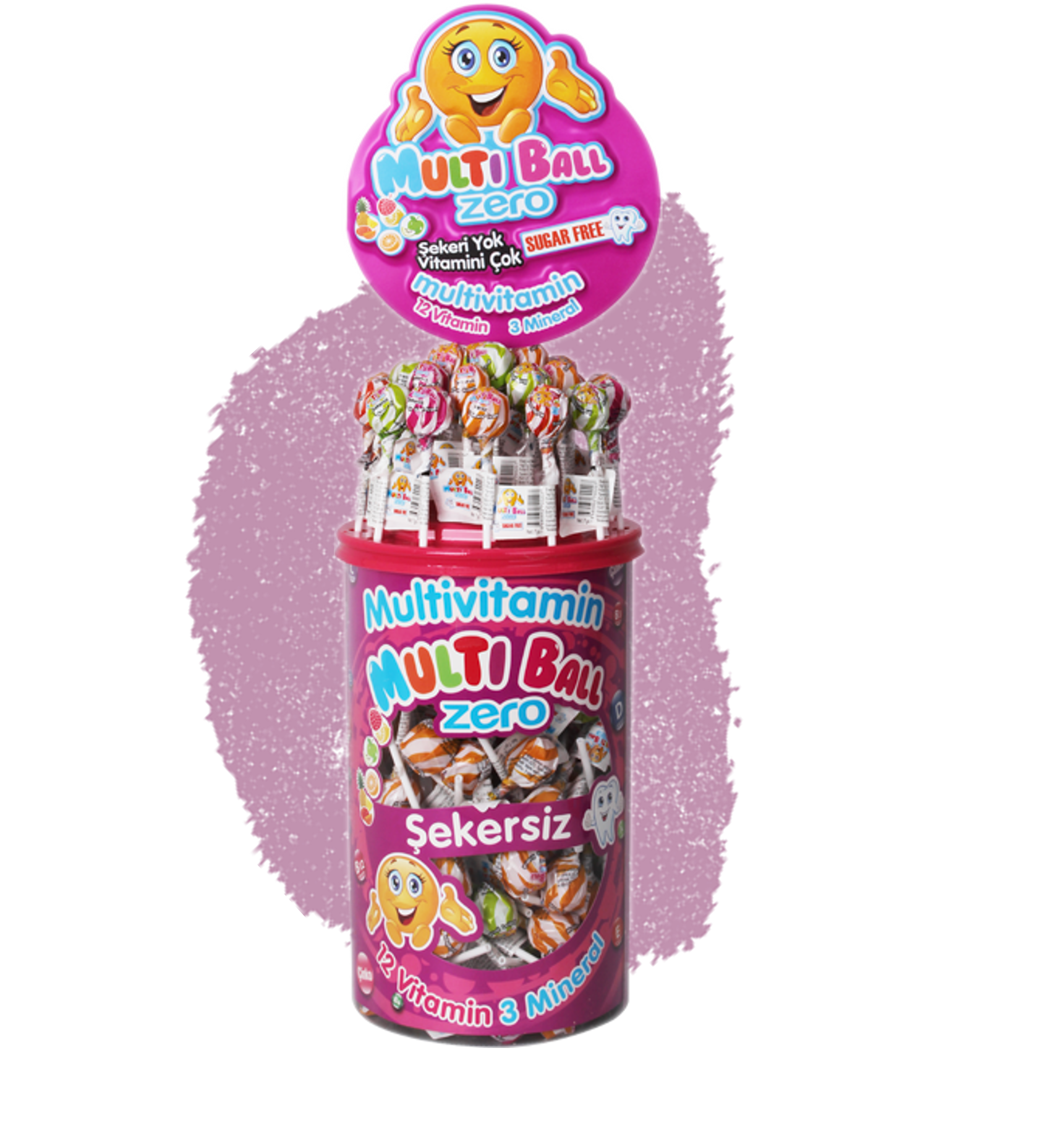 MultiBall Zero Multivitamin Lollipop  - 150 pack