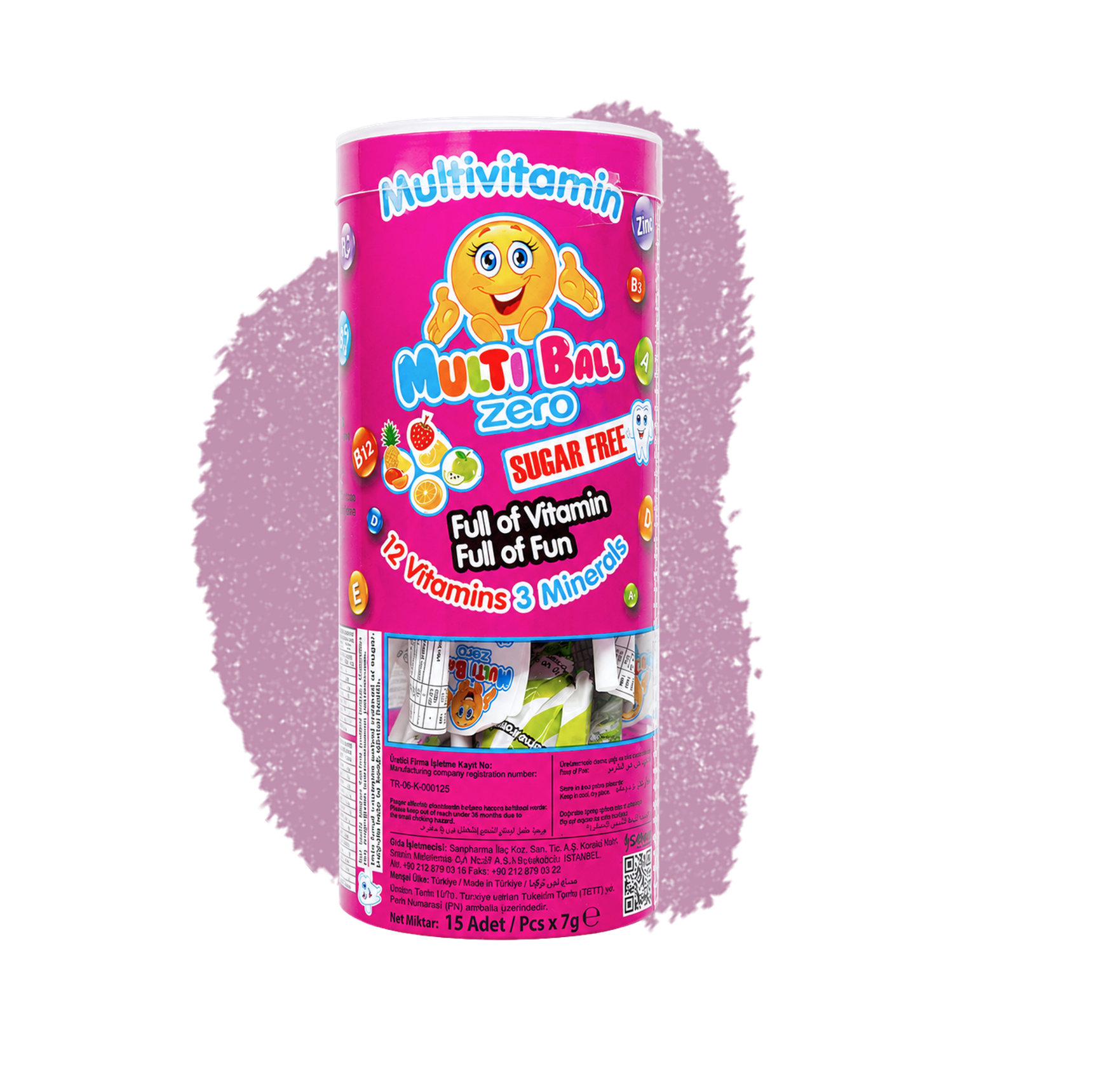 MultiBall Zero Multivitamin Lollipop  - Sugar Free