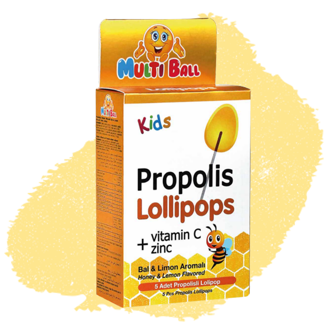 Supplement Support Lollipops - Honey & Lemon