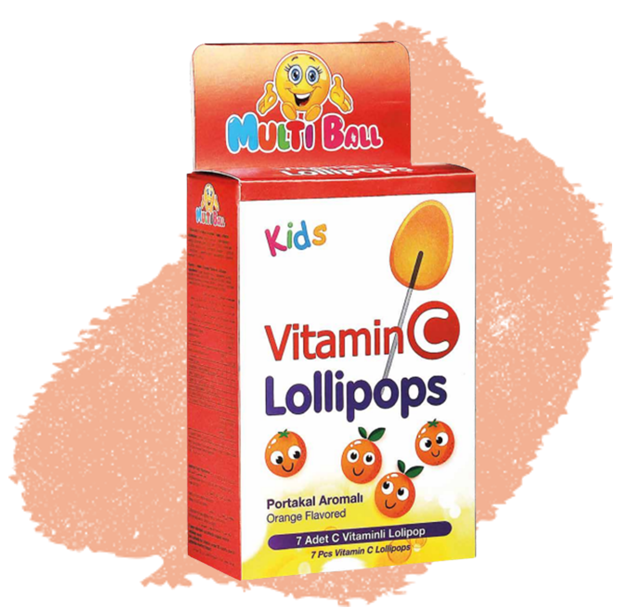 Supplement Support Lollipops - Orange