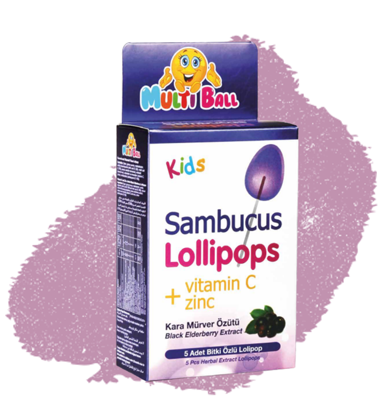 Supplement Support Lollipops - Raspberry