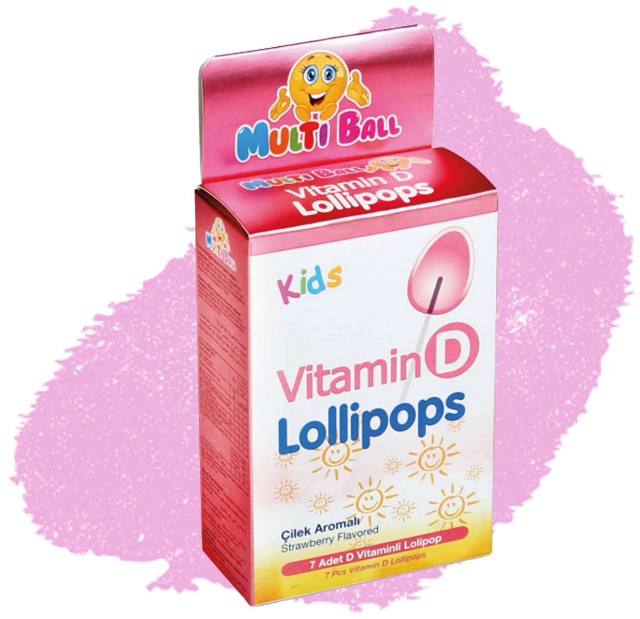Supplement Support Lollipops - Strawberry