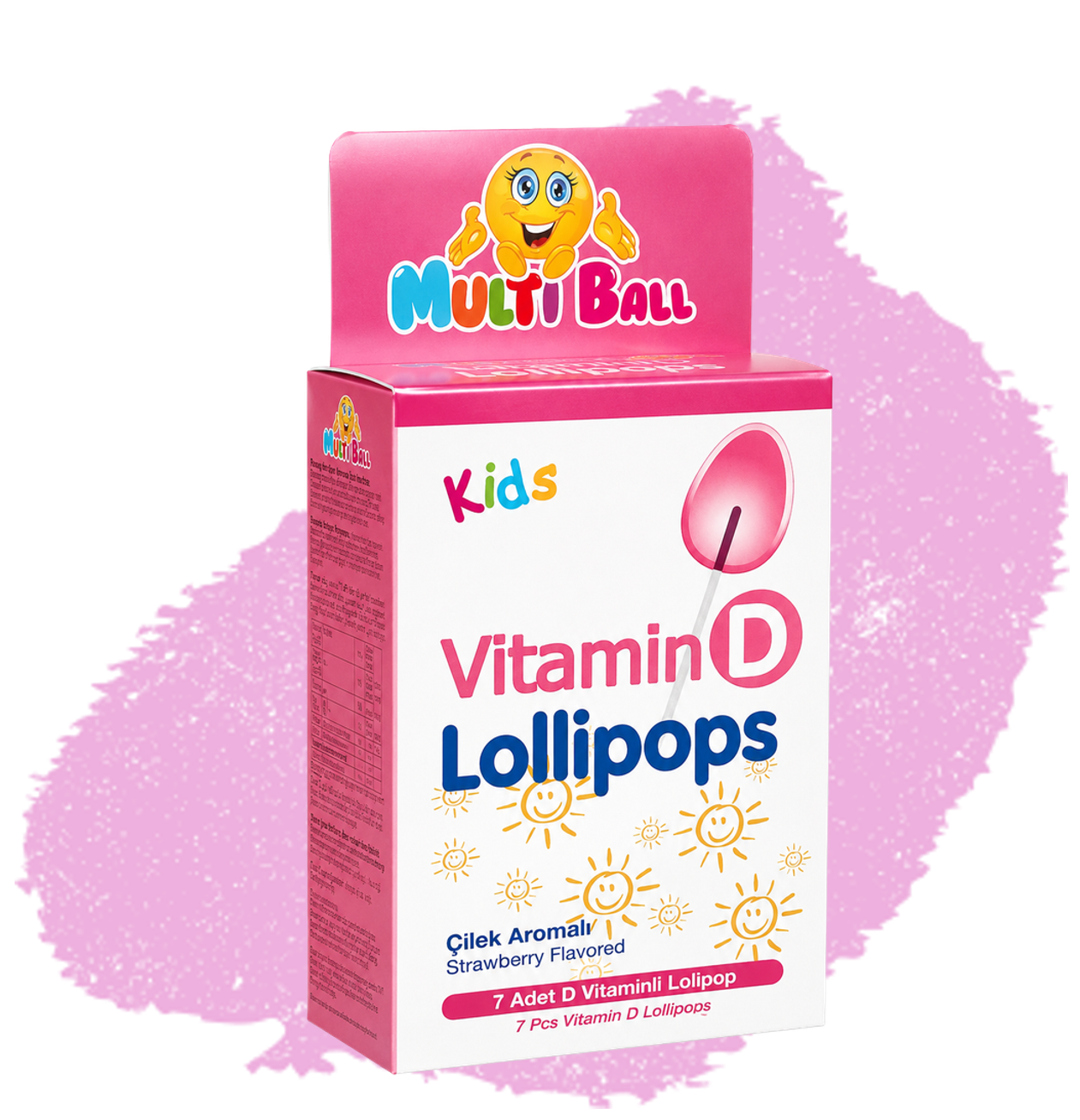 Supplement Support Lollipops - Strawberry